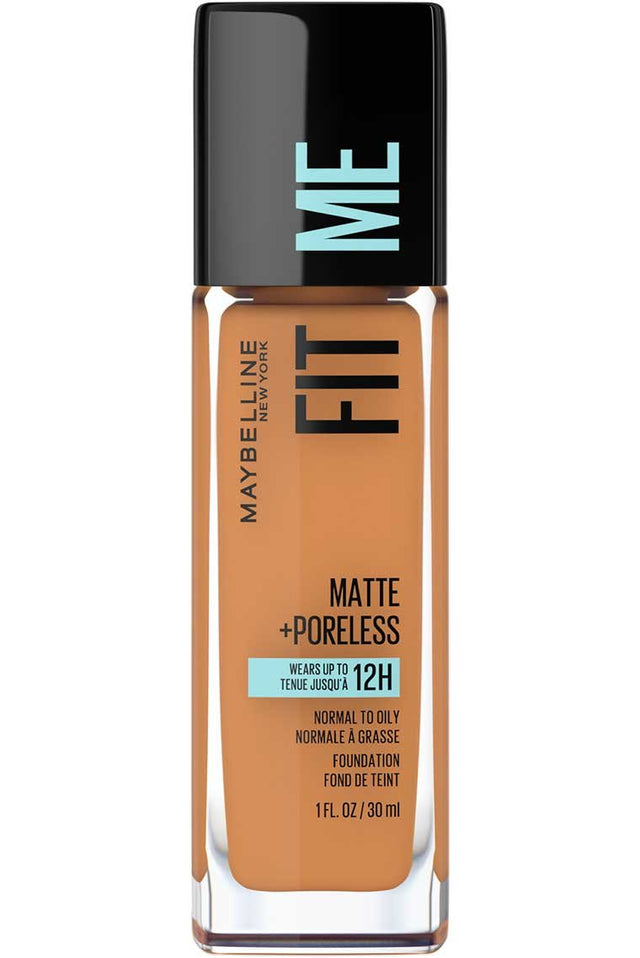 MAYBELLINE New York Fit Me Matte + Poreless Foundation Makeup, 334 Warm Sun, 1 oz-041554539639-LR-326557-1-LR eShop