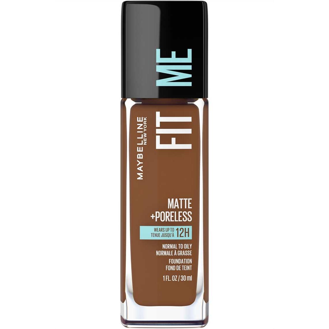MAYBELLINE New York Fit Me Matte + Poreless Foundation Makeup, 370 Deep Bronze, 1 oz-041554539752-LR-326560-1-LR eShop