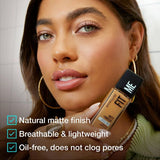 MAYBELLINE New York Fit Me Matte + Poreless Oil Free Liquid Foundation - 124 Soft Sand, 1 fl oz-041554538694-LR-100063-4-LR eShop