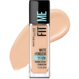 MAYBELLINE New York Fit Me Matte + Poreless Oil Free Liquid Foundation - 125 Nude Beige, 1 fl oz-041554433456-LR-100066-1-LR eShop