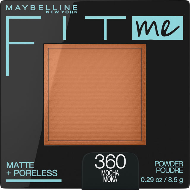 MAYBELLINE New York Fit Me Matte + Poreless Pressed Face Powder Makeup, 360 Mocha, 0.29 oz-041554488364-LR-296229-1-LR eShop