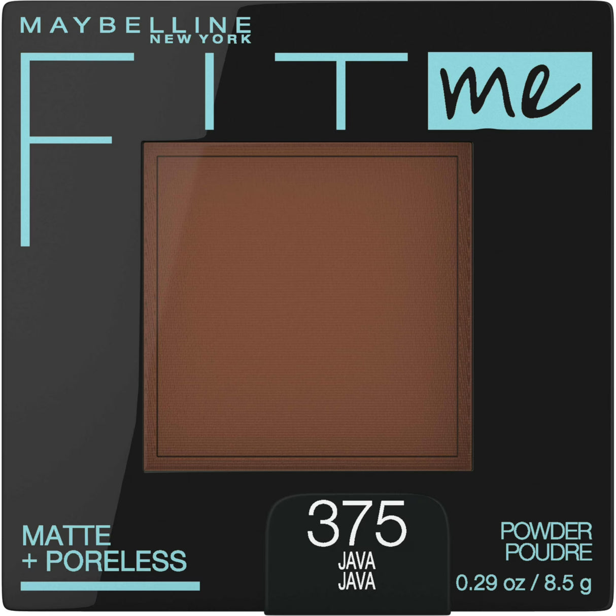 MAYBELLINE New York Fit Me Matte + Poreless Pressed Face Powder Makeup, 375 Java, 0.29 oz-041554553482-LR-327319-1-LR eShop