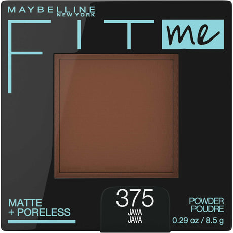 MAYBELLINE New York Fit Me Matte + Poreless Pressed Face Powder Makeup, 375 Java, 0.29 oz-041554553482-LR-327319-1-LR eShop