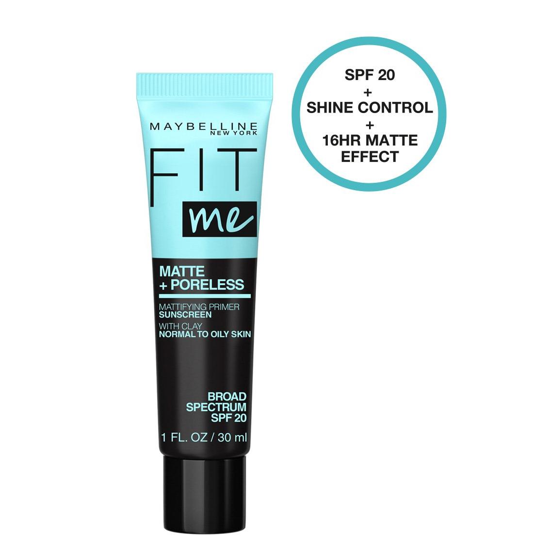 MAYBELLINE New York Fit Me Matte + Poreless Primer Mattifying Face Primer, 1 oz-041554584431-LR-340336-1-LR eShop