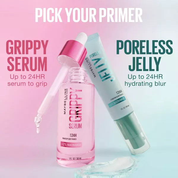 MAYBELLINE New York Grippy Serum Makeup Gripping Primer with Niacinamide, 1 oz-041554097993-LR-356323-8-LR eShop