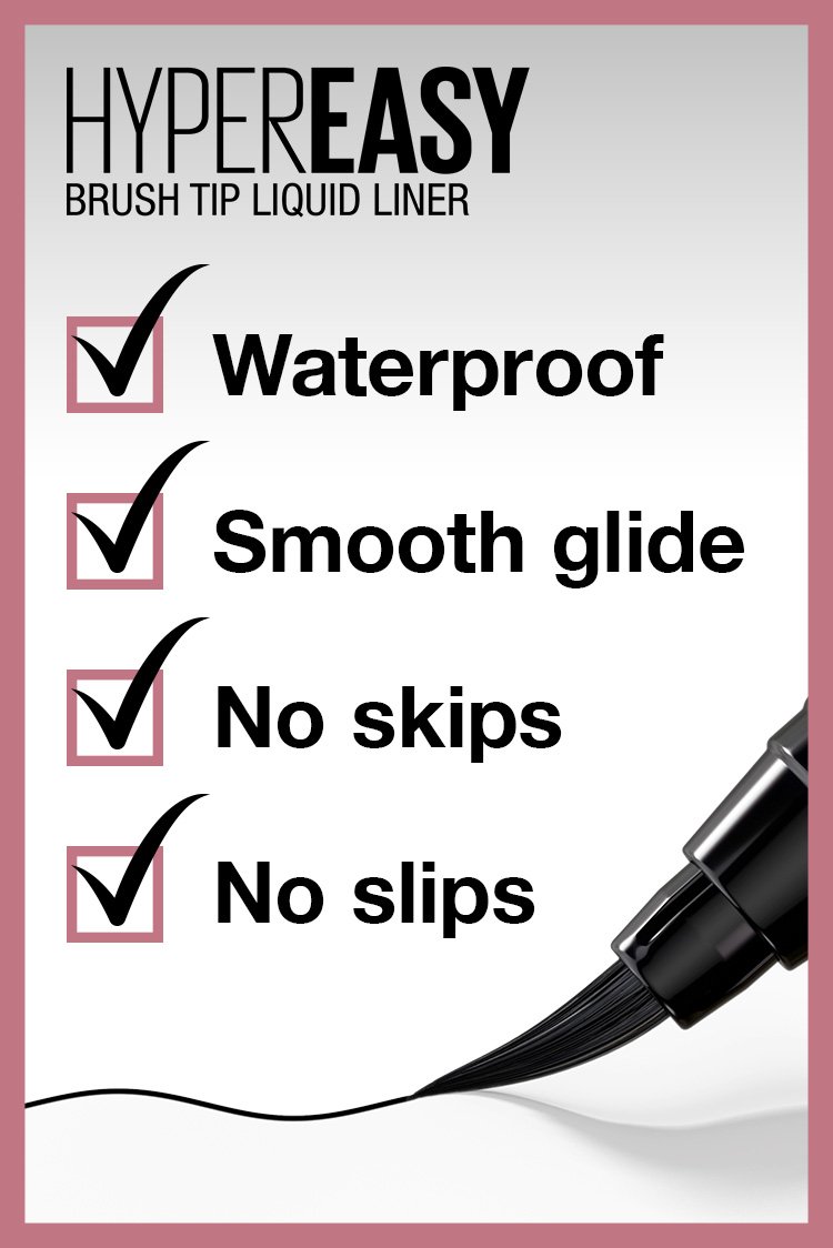 MAYBELLINE New York Hyper Easy Liquid Eyeliner, Eye Makeup, 800 Pitch Black, 0.021 oz-041554578607-LR-333881-6-LR eShop