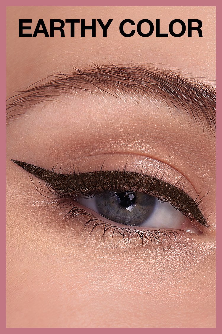 MAYBELLINE New York Hyper Easy Liquid Eyeliner, Eye Makeup, 810 Pitch Brown, 0.021 oz-041554076431-LR-345574-5-LR eShop