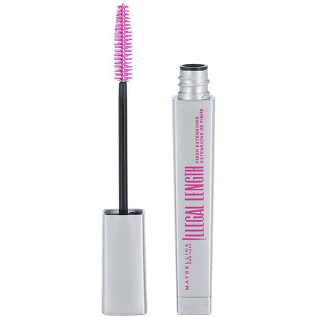MAYBELLINE New York Illegal Length Fiber Extensions Washable Mascara, 930 Blackest Black, 0.22 oz-041554269567-LR-230329-1-LR eShop