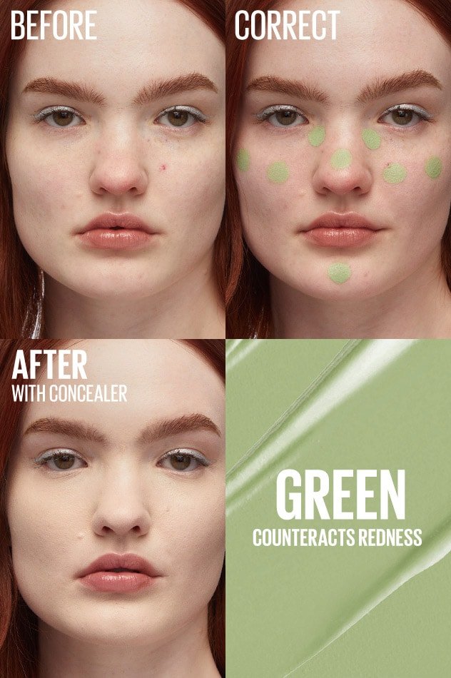 MAYBELLINE New York Instant Age Rewind Eraser Color Correcting Concealer, 151 Green, 0.2 oz-041554094121-LR-356287-3-LR eShop
