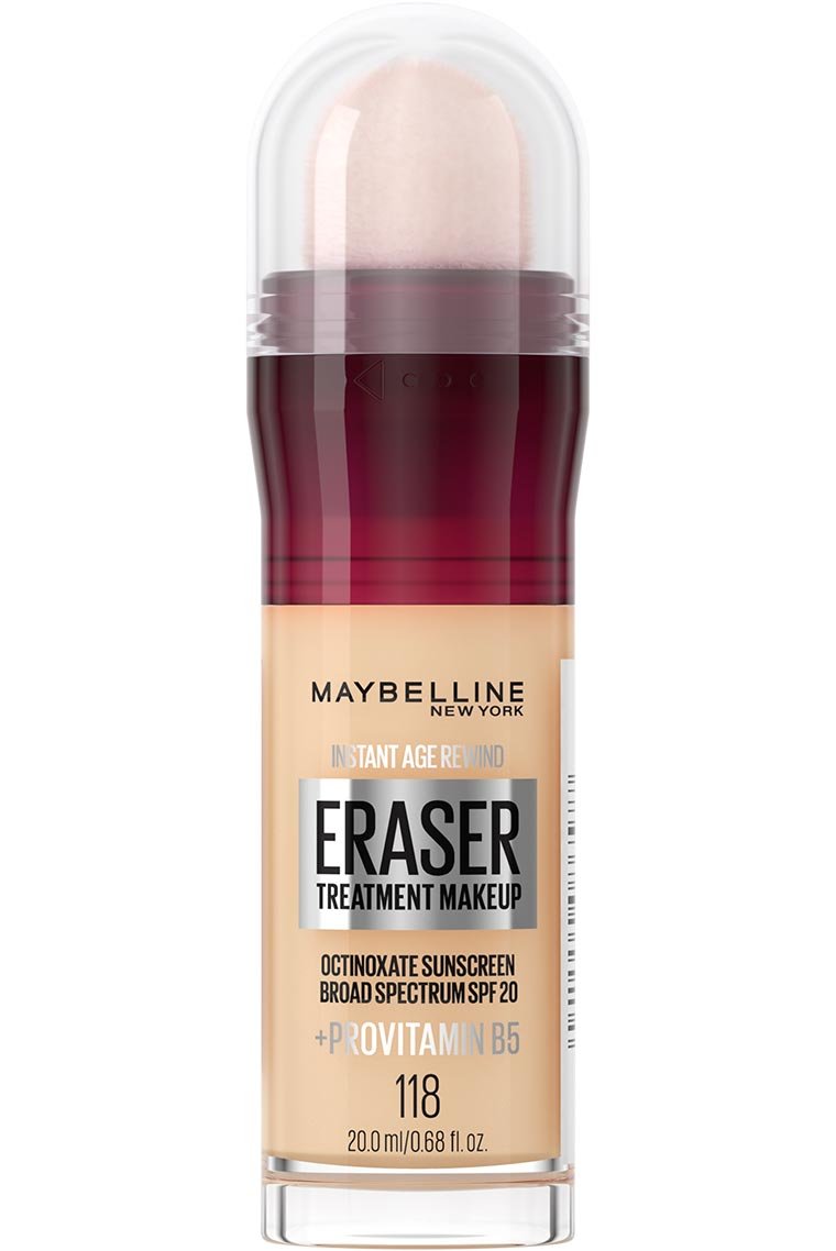 MAYBELLINE New York Instant Age Rewind Eraser Treatment Makeup, 118 Light Warm, 0.68 oz-041554086577-LR-351909-1-LR eShop