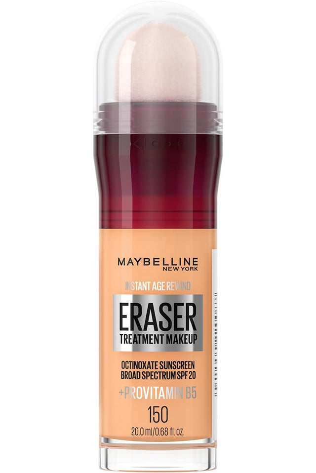MAYBELLINE New York Instant Age Rewind Eraser Treatment Makeup, 150 Classic Ivory, 0.68 oz-041554220087-LR-205663-1-LR eShop