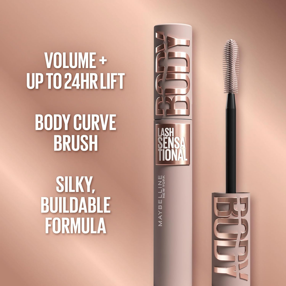 MAYBELLINE New York Lash Sensational Body Full Volume Lifting Washable Mascara, 902 Blackest Black-041554100020-LR-360381-4-LR eShop