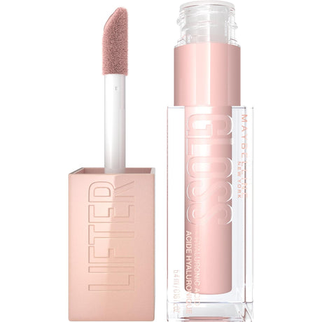 MAYBELLINE New York Lifter Gloss Lip Gloss Makeup With Hyaluronic Acid, 002 Ice, 0.18 fl. oz.-041554583861-LR-336419-1-LR eShop