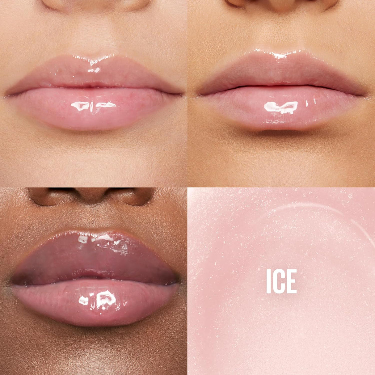 MAYBELLINE New York Lifter Gloss Lip Gloss Makeup With Hyaluronic Acid, 002 Ice, 0.18 fl. oz.-041554583861-LR-336419-3-LR eShop