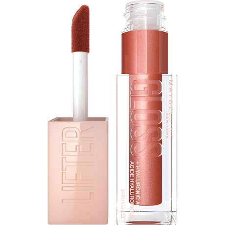 MAYBELLINE New York Lifter Gloss Lip Gloss Makeup With Hyaluronic Acid, 009 Topaz, 0.18 fl. oz.-041554583939-LR-336426-1-LR eShop