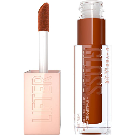 MAYBELLINE New York Lifter Gloss Lip Gloss Makeup With Hyaluronic Acid, Honey'd Collection, 030 Caramel, 0.18 fl. oz.-041554098617-LR-358229-1-LR eShop
