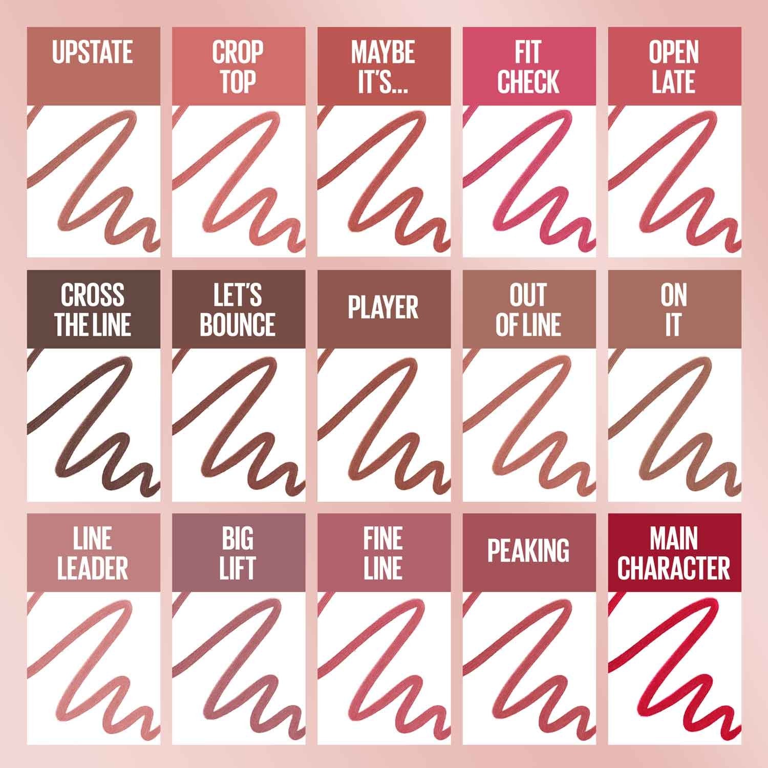 MAYBELLINE New York Lifter Liner Lip Liner Makeup with Hyaluronic