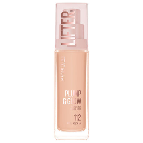 MAYBELLINE New York Lifter Plump & Glow Foundation, 112, 1.01 oz-041554101102-LR-360402-1-LR eShop