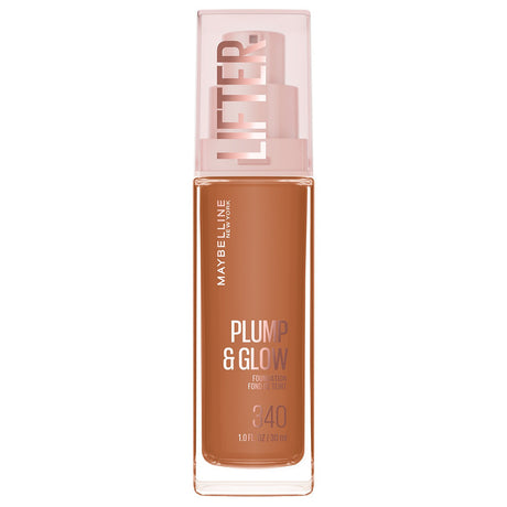 MAYBELLINE New York Lifter Plump & Glow Foundation, 340, 1.01 oz-041554101218-LR-360413-1-LR eShop