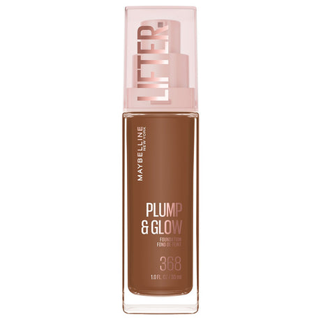 MAYBELLINE New York Lifter Plump & Glow Foundation, 368, 1.01 oz-041554101256-LR-360417-1-LR eShop