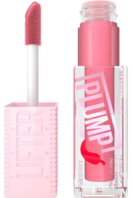 MAYBELLINE New York Lifter Plump Lip Plumping Gloss Makeup, 001 Blush Blaze, 0.18 oz-041554080704-LR-351908-1-LR eShop