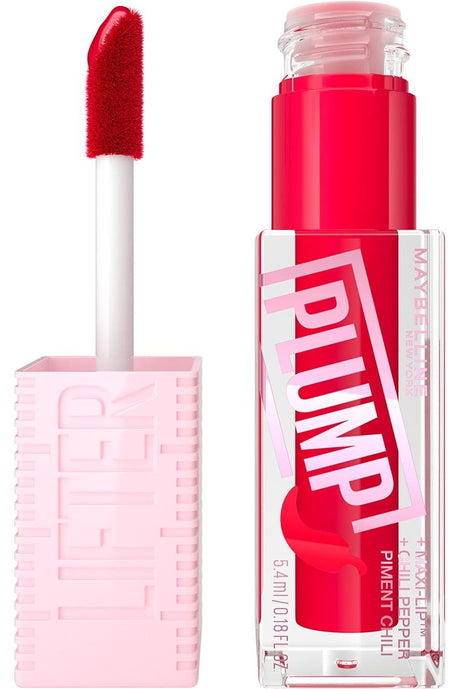 MAYBELLINE New York Lifter Plump Lip Plumping Gloss Makeup, 004 Red Flag, 0.18 oz-041554080728-LR-351897-1-LR eShop