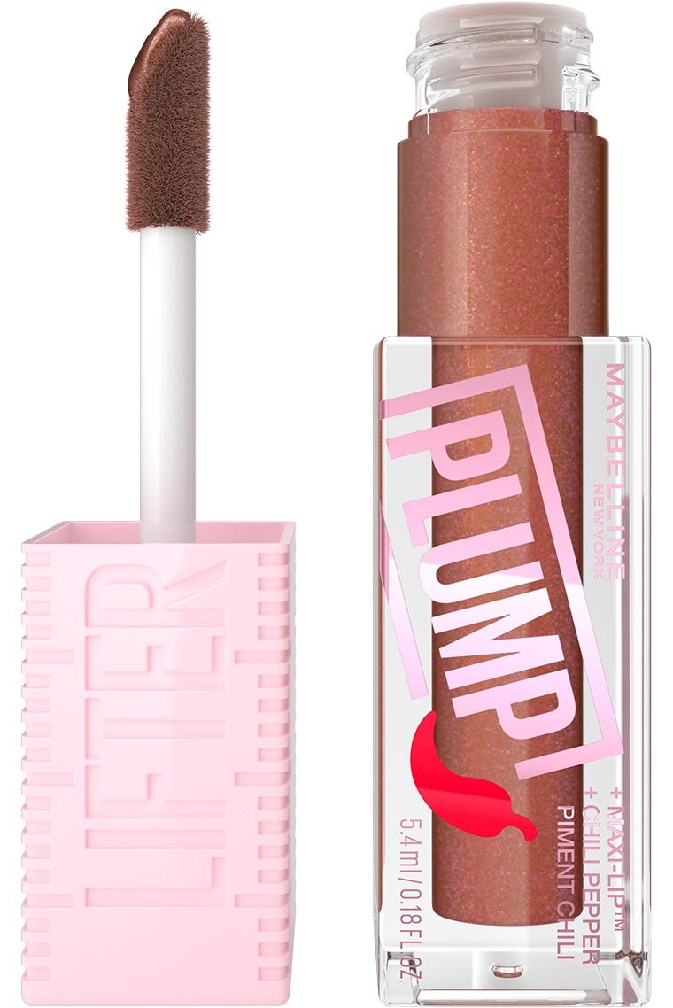 MAYBELLINE New York Lifter Plump Lip Plumping Gloss Makeup, 007 Cocoa Zing, 0.18 oz-041554081893-LR-351917-1-LR eShop
