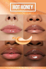 MAYBELLINE New York Lifter Plump Lip Plumping Gloss Makeup, 008 Hot Honey, 0.18 oz-041554080681-LR-351901-3-LR eShop