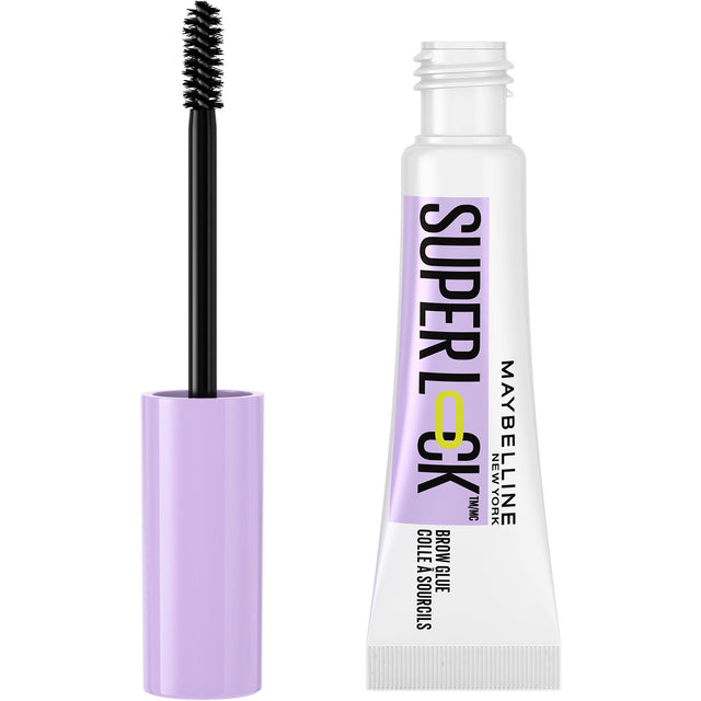 MAYBELLINE New York Super Lock Brow Glue Clear & Tinted Eyebrow Gel, Clear, 0.23 oz-041554091915-LR-354626-1-LR eShop
