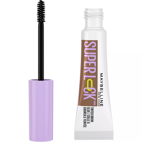 MAYBELLINE New York Super Lock Brow Glue Clear & Tinted Eyebrow Gel, Medium Brown, 0.23 oz-041554097887-LR-358216-1-LR eShop