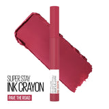 MAYBELLINE New York Super Stay Ink Crayon Lipstick Matte Longwear Lipstick Makeup, Pave The Road, 0.04 oz-041554064650-LR-340366-11-LR eShop