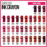MAYBELLINE New York Super Stay Ink Crayon Lipstick Matte Longwear Lipstick Makeup, Pave The Road, 0.04 oz-041554064650-LR-340366-14-LR eShop