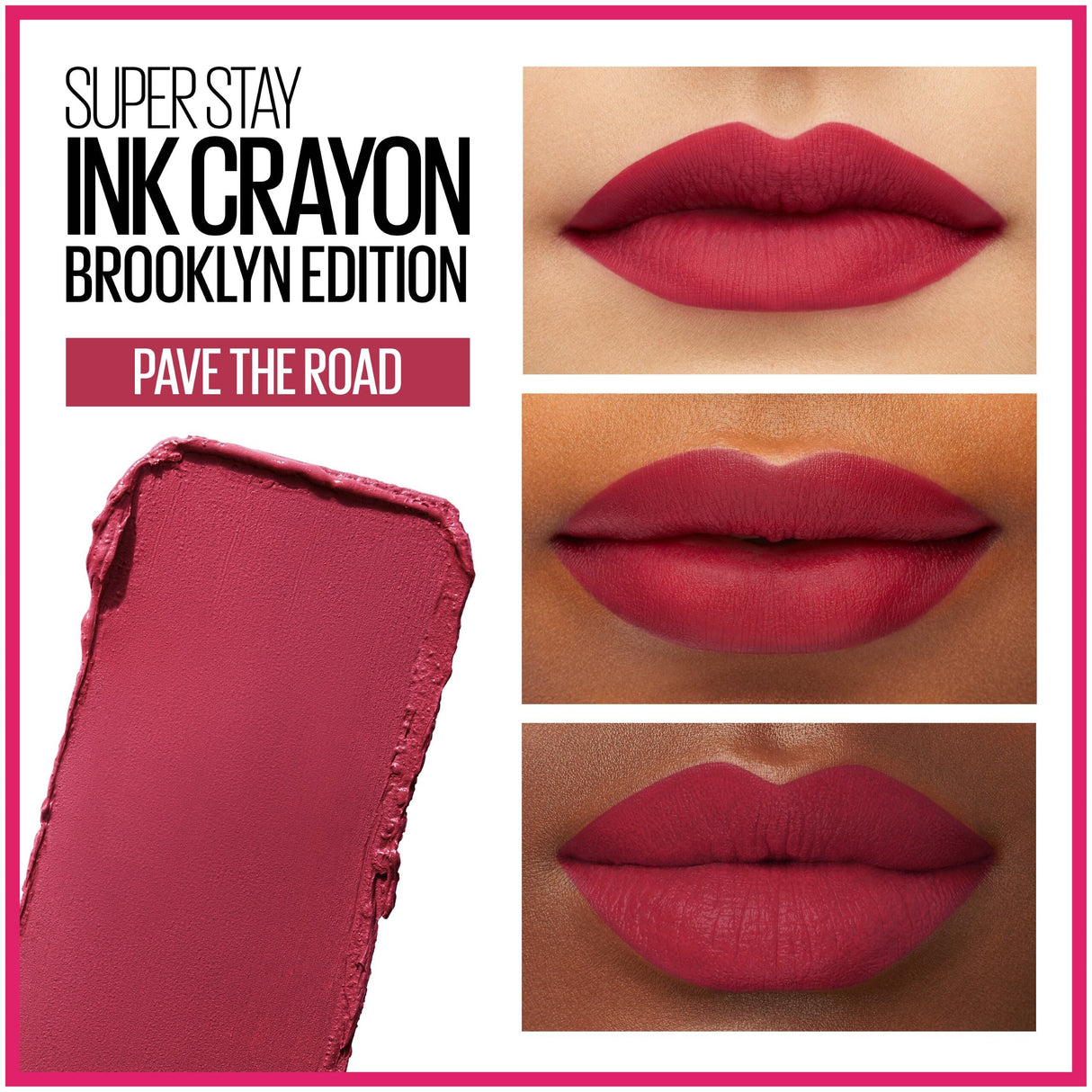 MAYBELLINE New York Super Stay Ink Crayon Lipstick Matte Longwear Lipstick Makeup, Pave The Road, 0.04 oz-041554064650-LR-340366-9-LR eShop