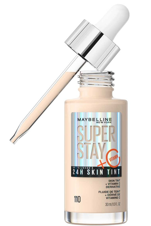 MAYBELLINE New York Super Stay Long-Lasting Skin Tint with Vitamin C, 110, 1 oz-041554083743-LR-349617-1-LR eShop