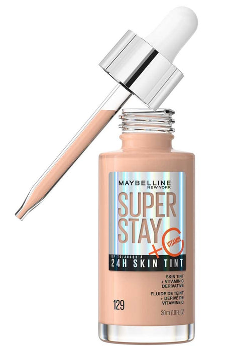 MAYBELLINE New York Super Stay Long-Lasting Skin Tint with Vitamin C, 129, 1 oz-041554083804-LR-349621-1-LR eShop
