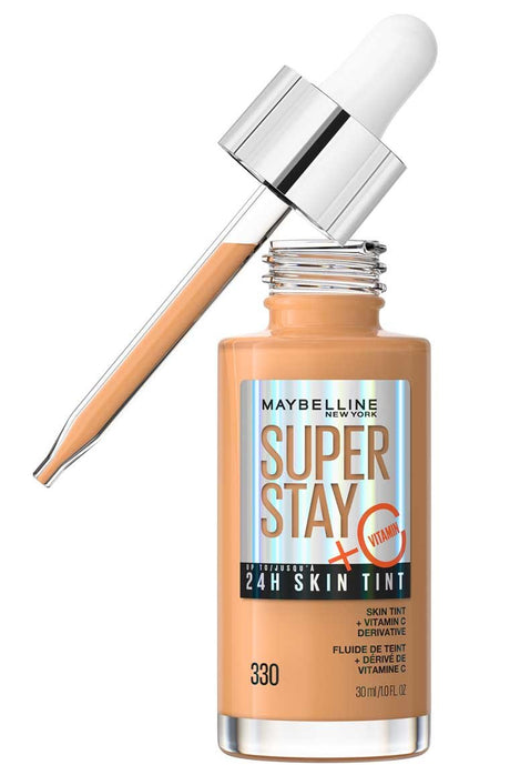 MAYBELLINE New York Super Stay Long-Lasting Skin Tint with Vitamin C, 330, 1 oz-041554083866-LR-349627-1-LR eShop