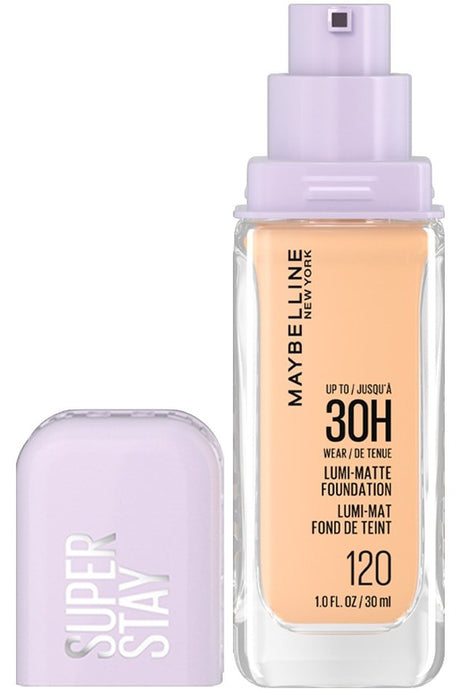 MAYBELLINE New York Super Stay Lumi-Matte Foundation Makeup, 120, 1 oz-041554094718-LR-356294-1-LR eShop
