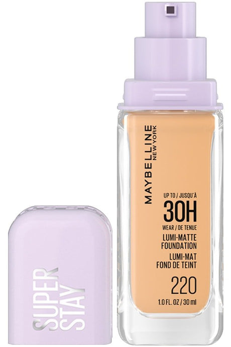 MAYBELLINE New York Super Stay Lumi-Matte Foundation Makeup, 220, 1 oz-041554094756-LR-356298-1-LR eShop