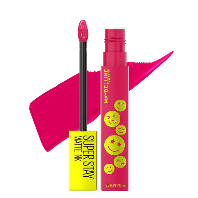 MAYBELLINE New York Super Stay Matte Ink Liquid Lip Color, Moodmakers Lipstick Collection, Optimist-041554085426-LR-349638-1-LR eShop