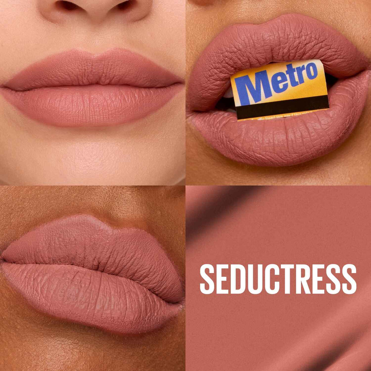 MAYBELLINE New York Super Stay Matte Ink Liquid Lipstick, 065 Seductress, 0.17 oz