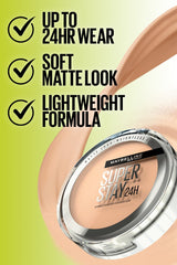 MAYBELLINE New York Super Stay Up To 24Hr Hybrid Powder-Foundation, 370, 0.21 oz-041554081060-LR-347953-3-LR eShop