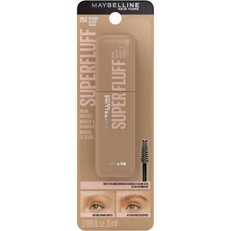 MAYBELLINE New York Superfluff Brow Mousse, 250 Blonde, 0.17 oz-041554095692-LR-356315-1-LR eShop