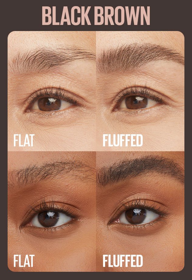 MAYBELLINE New York Superfluff Brow Mousse, 262 Black Brown, 0.17 oz-041554095739-LR-356319-4-LR eShop