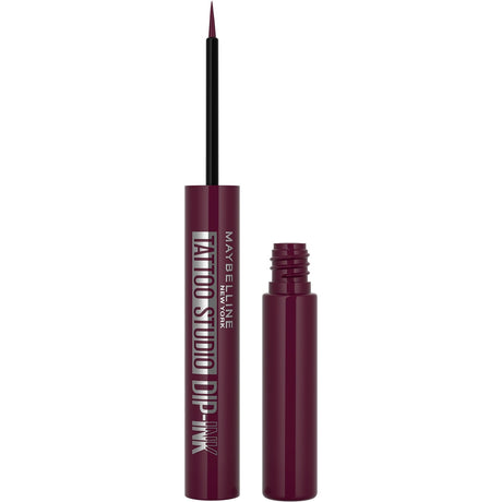 MAYBELLINE New York Tattoo Studio Dip-Ink Liquid Eyeliner, Burgundy Boost, 0.06 oz-041554094497-LR-358202-1-LR eShop