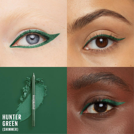 MAYBELLINE New York Tattoo Studio Sharpenable Gel Pencil Longwear Eyeliner Makeup, Hunter Green, 0.04 oz.-041554091953-LR-354627-2-LR eShop