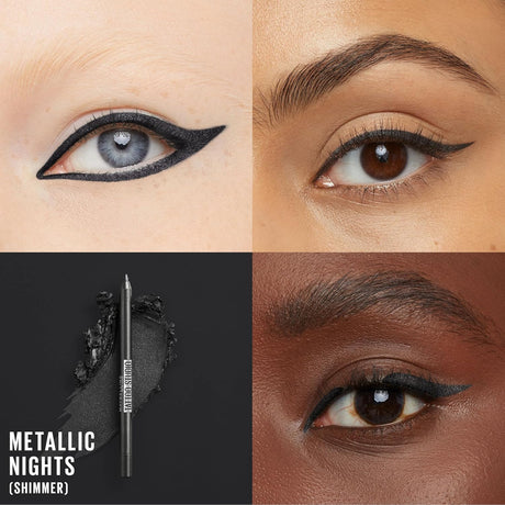 MAYBELLINE New York Tattoo Studio Sharpenable Gel Pencil Longwear Eyeliner Makeup, Metallic Nights, 0.04 oz.-041554078978-LR-345595-2-LR eShop