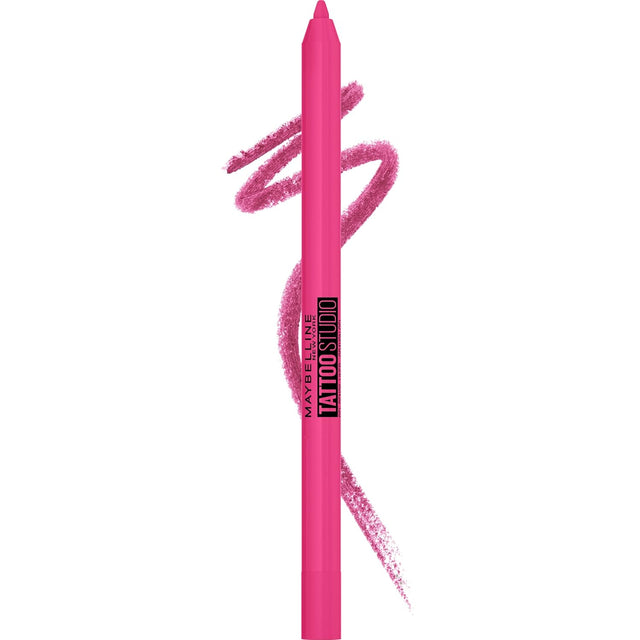 MAYBELLINE New York Tattoo Studio Sharpenable Gel Pencil Longwear Eyeliner Makeup, Ultra Pink, 0.04 oz.-041554077414-LR-347938-1-LR eShop