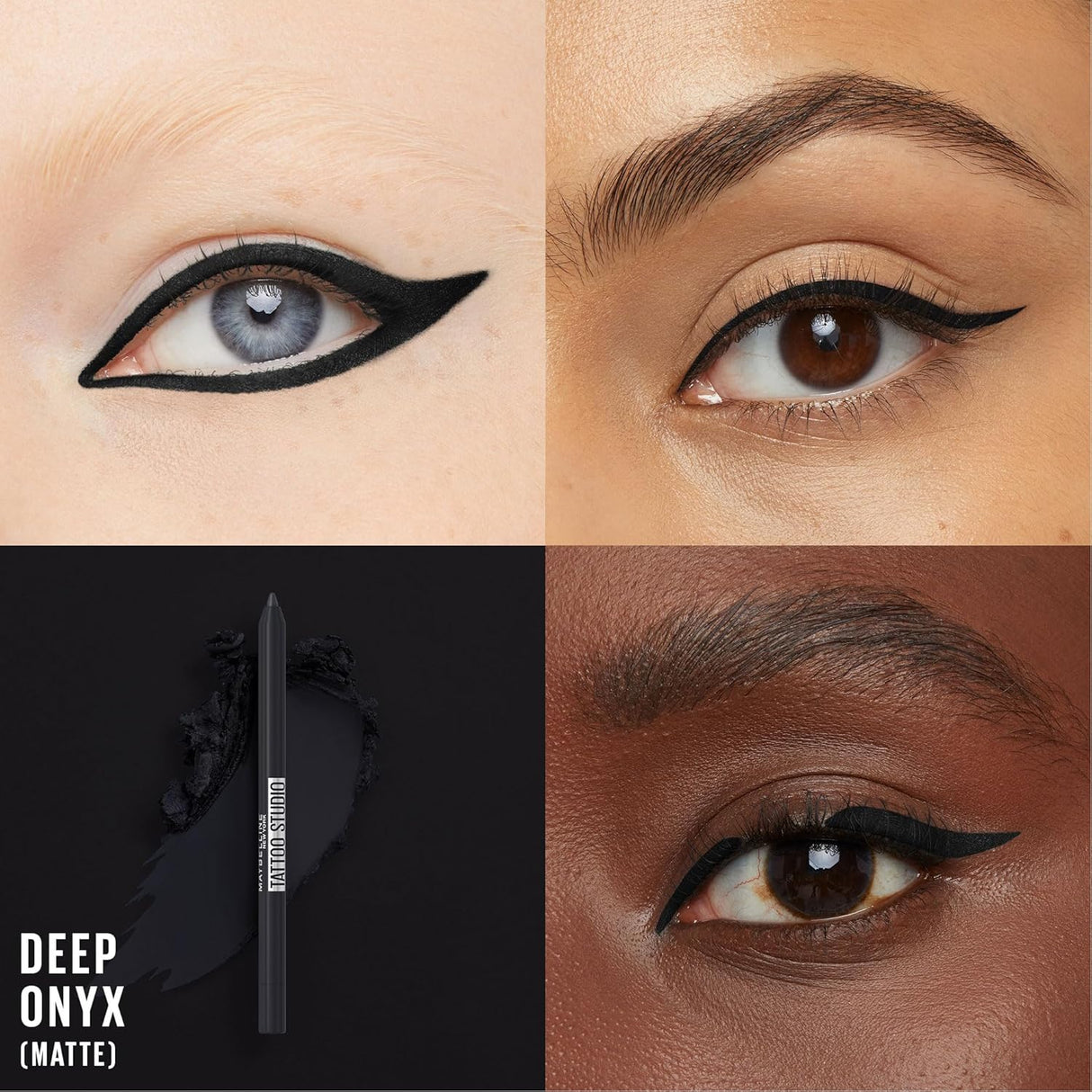 MAYBELLINE New York TattooStudio Sharpenable Gel Pencil Longwear Eyeliner Makeup, Deep Onyx, 0.04 oz.-041554563337-LR-326763-2-LR eShop