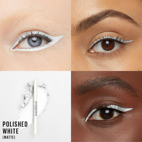 MAYBELLINE New York TattooStudio Sharpenable Gel Pencil Longwear Eyeliner Makeup, Polished White, 0.04 oz.-041554563900-LR-327283-2-LR eShop