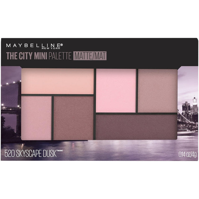 MAYBELLINE New York The City Mini Eyeshadow Palette, 520 Skyscape Dusk, 0.14 oz-041554552508-LR-322605-1-LR eShop